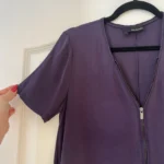 Thumbnail for The Kooples silk blouse size 2 purple