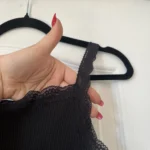 Thumbnail for Maison123 black lace tank top size S
