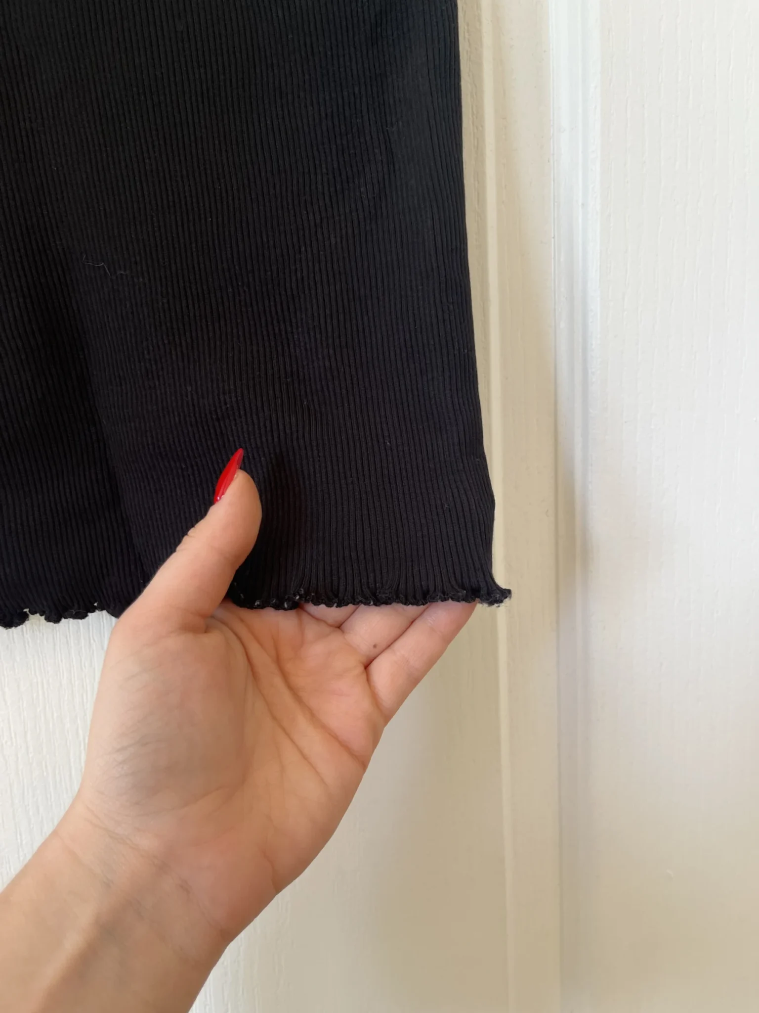 Image for Maison123 black lace tank top size S
