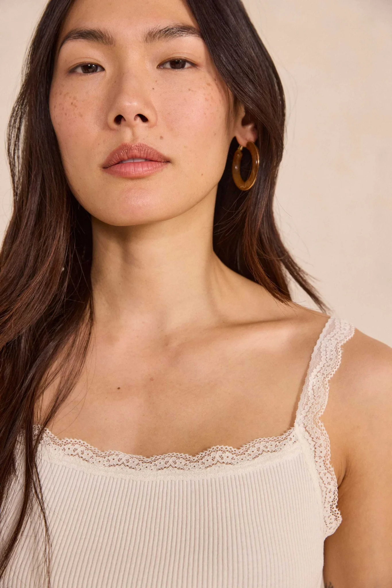 Image for Beige tank top Maison123 size S