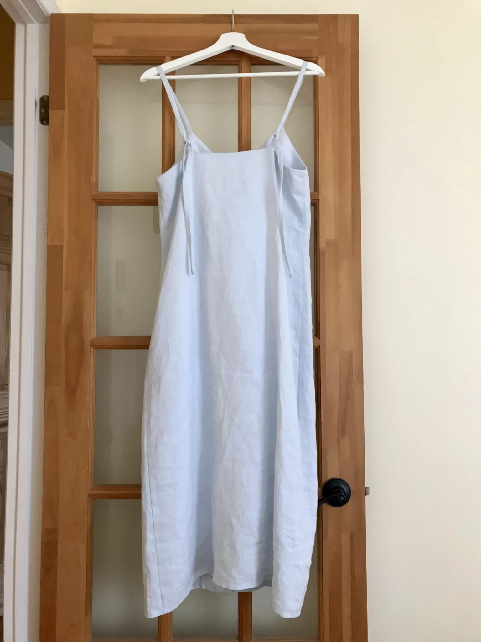 Image for Robe Anette en lin bleu pâle neuve !
