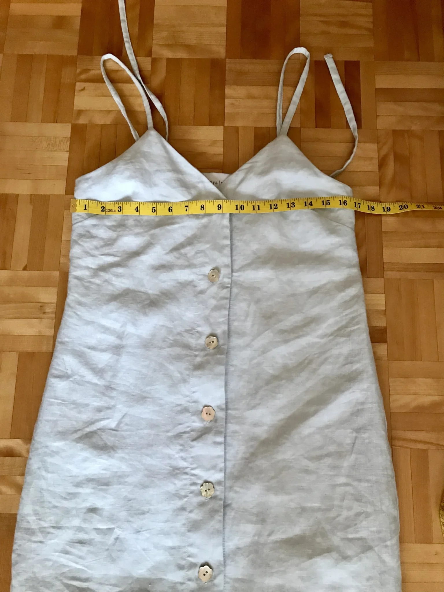 Image for Robe Anette en lin bleu pâle neuve !