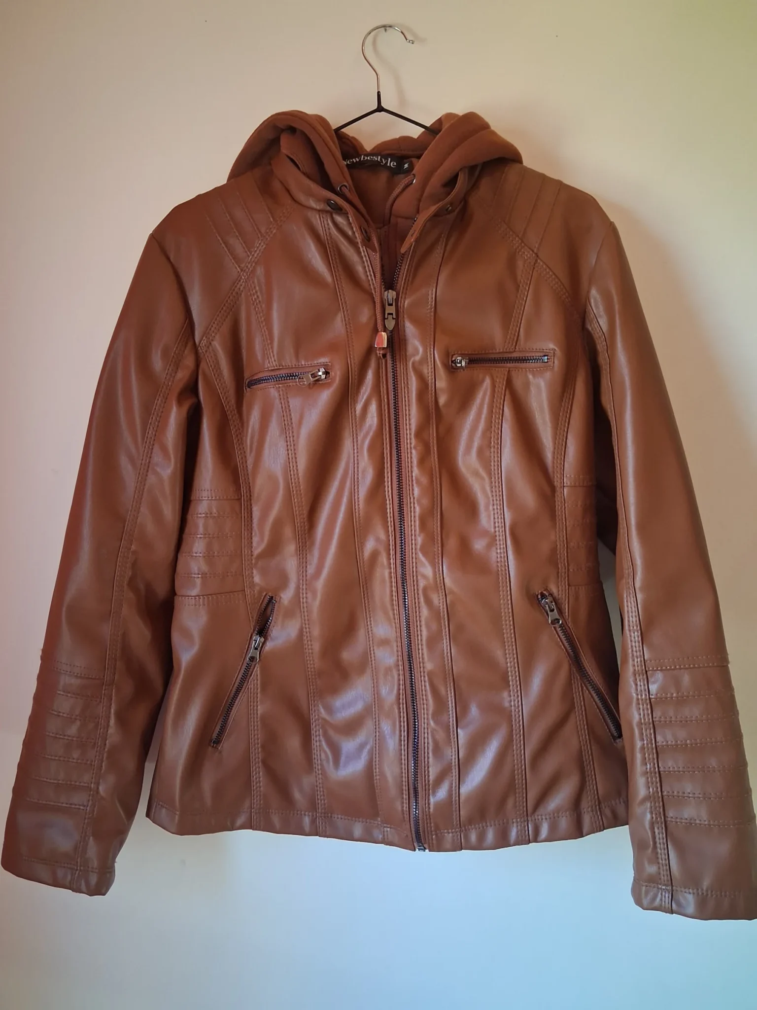 Featured image for Faux leather coat