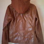Thumbnail for Faux leather coat
