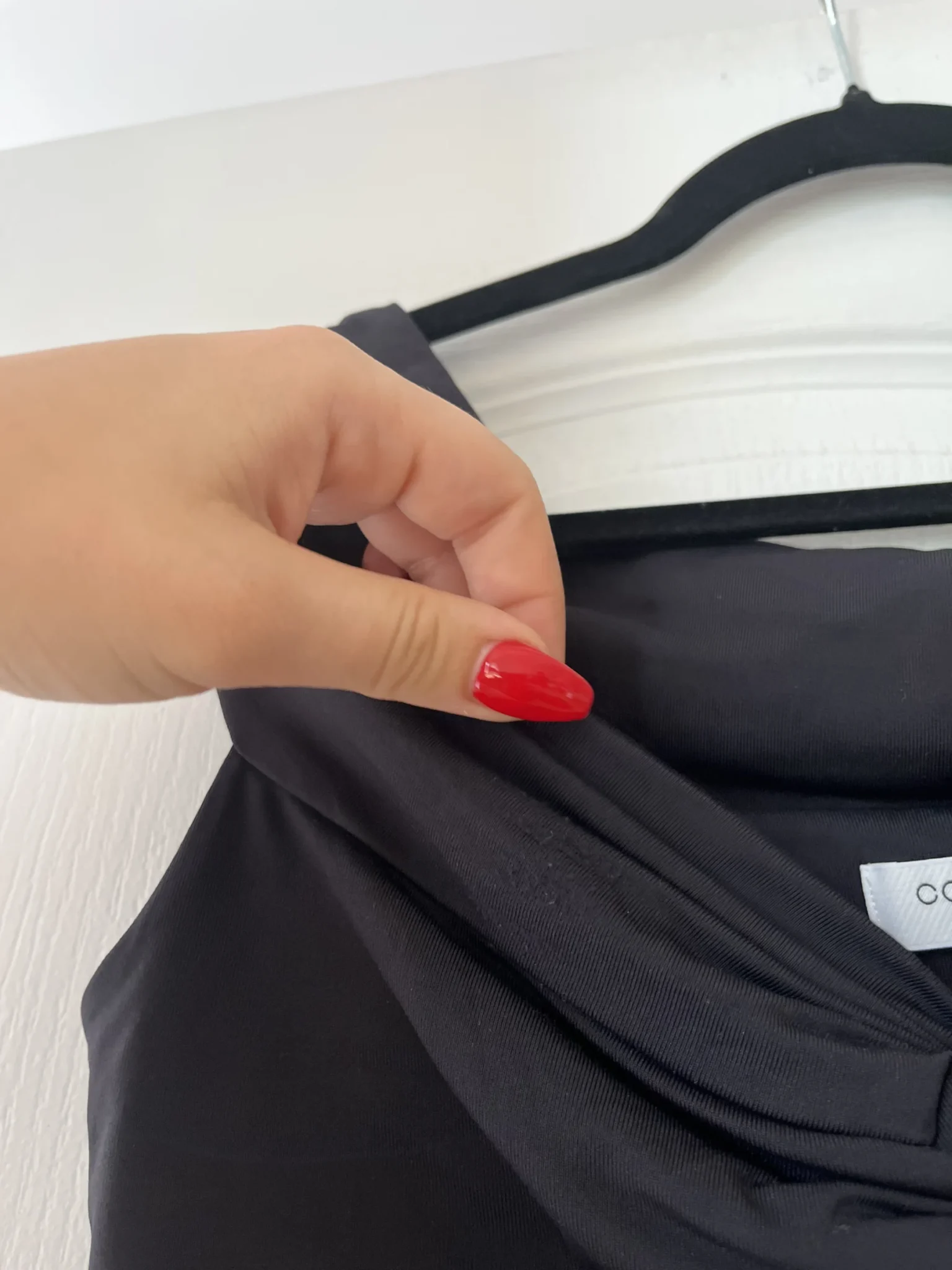 Image for Babaton black contour top size L