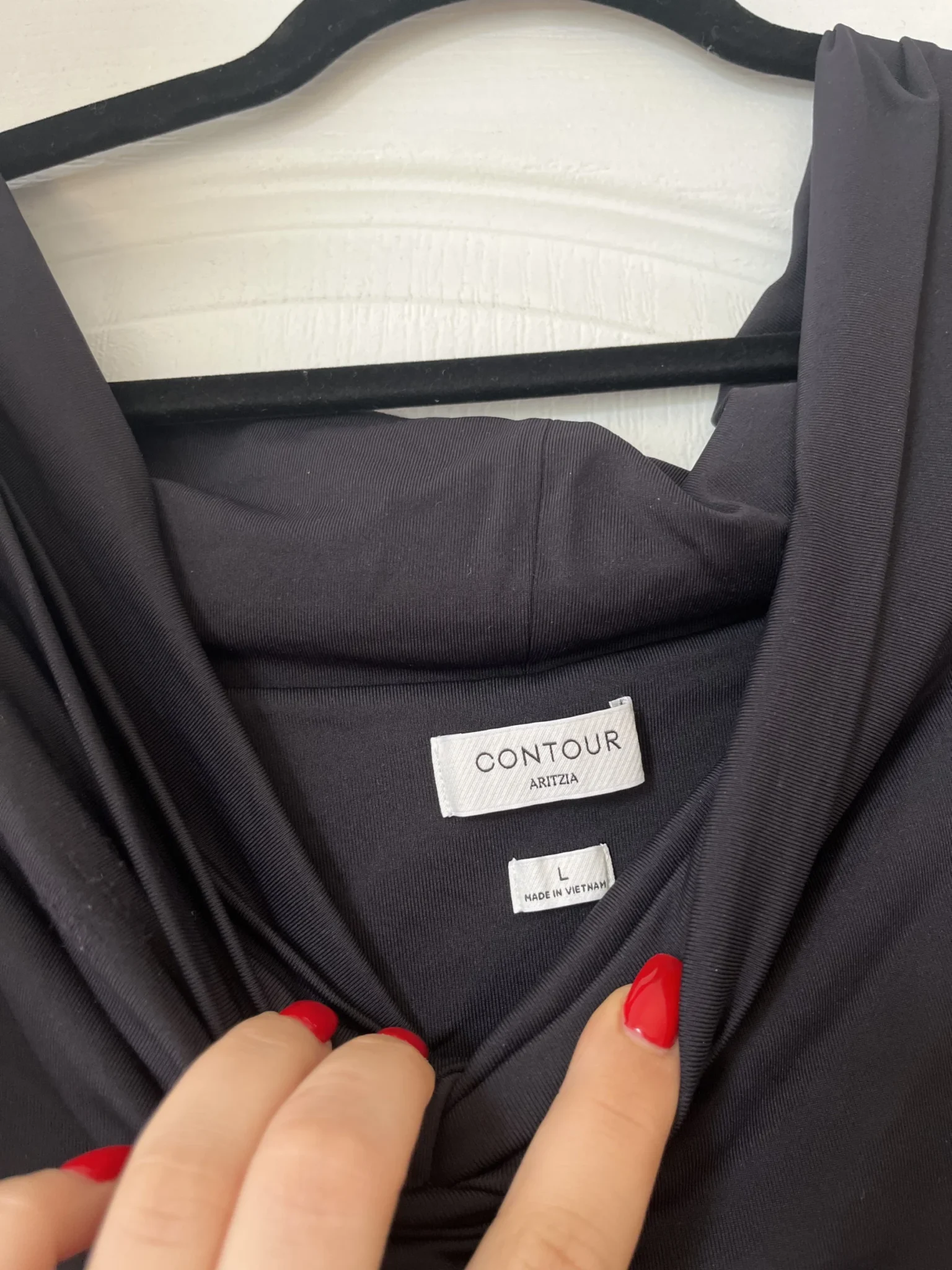 Image for Babaton black contour top size L