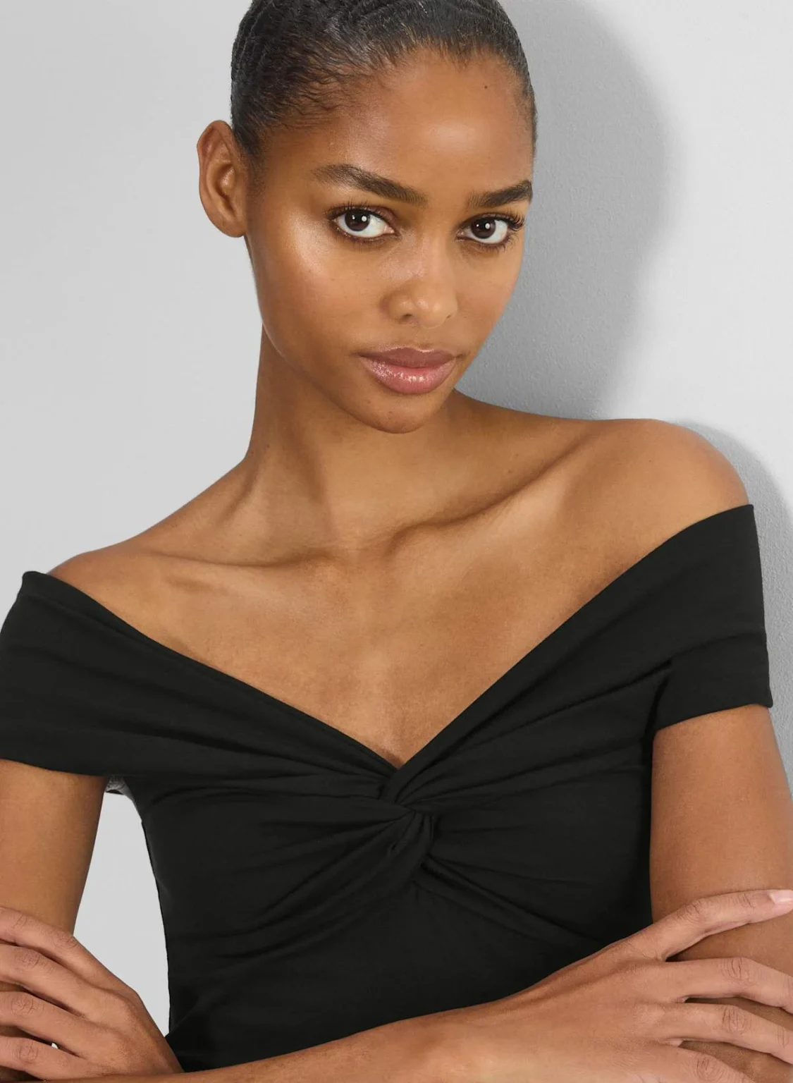 Image for Babaton black contour top size L