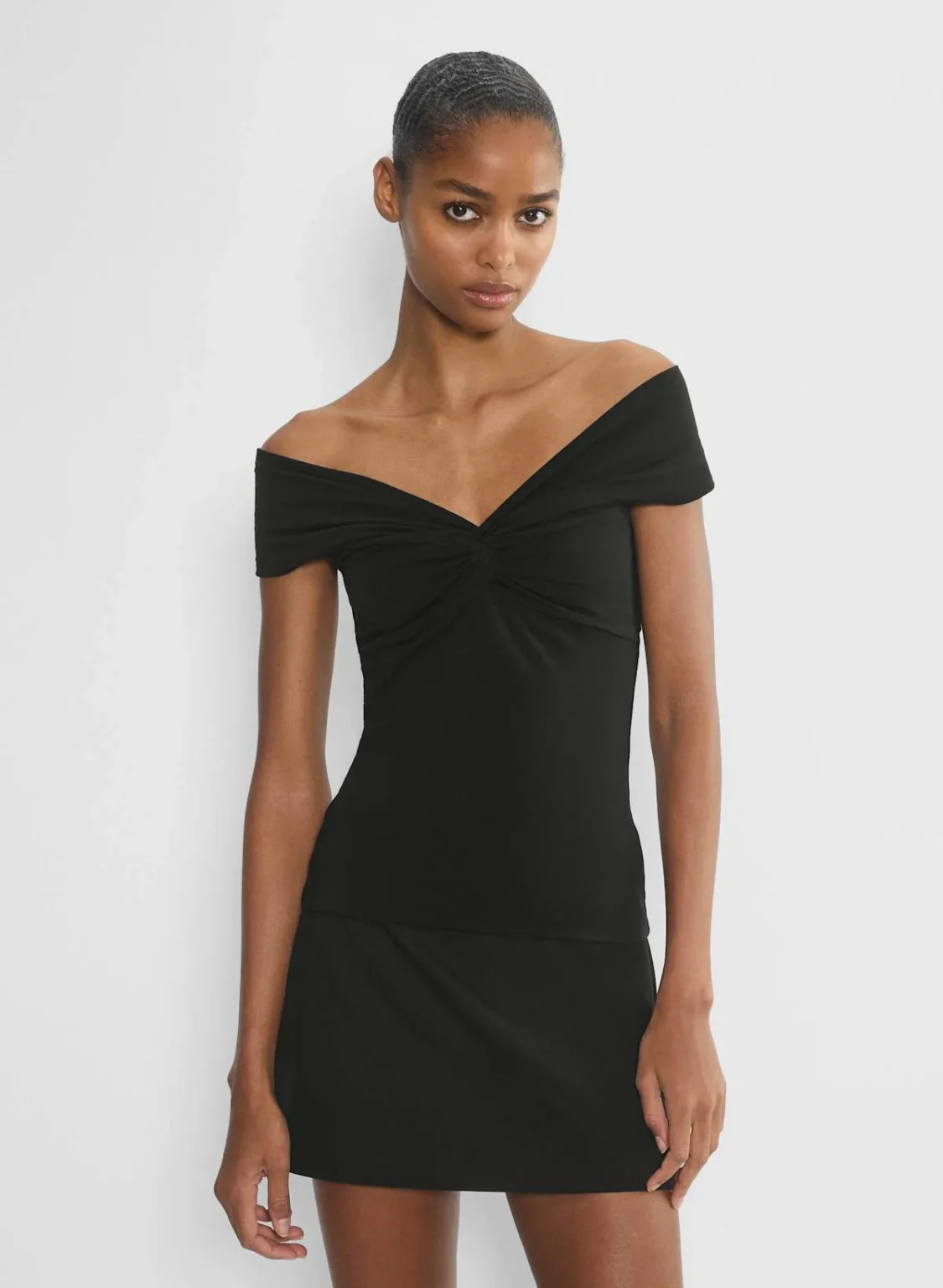 Image for Babaton black contour top size L