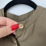 Thumbnail for Michael Kors khaki silk dress size S