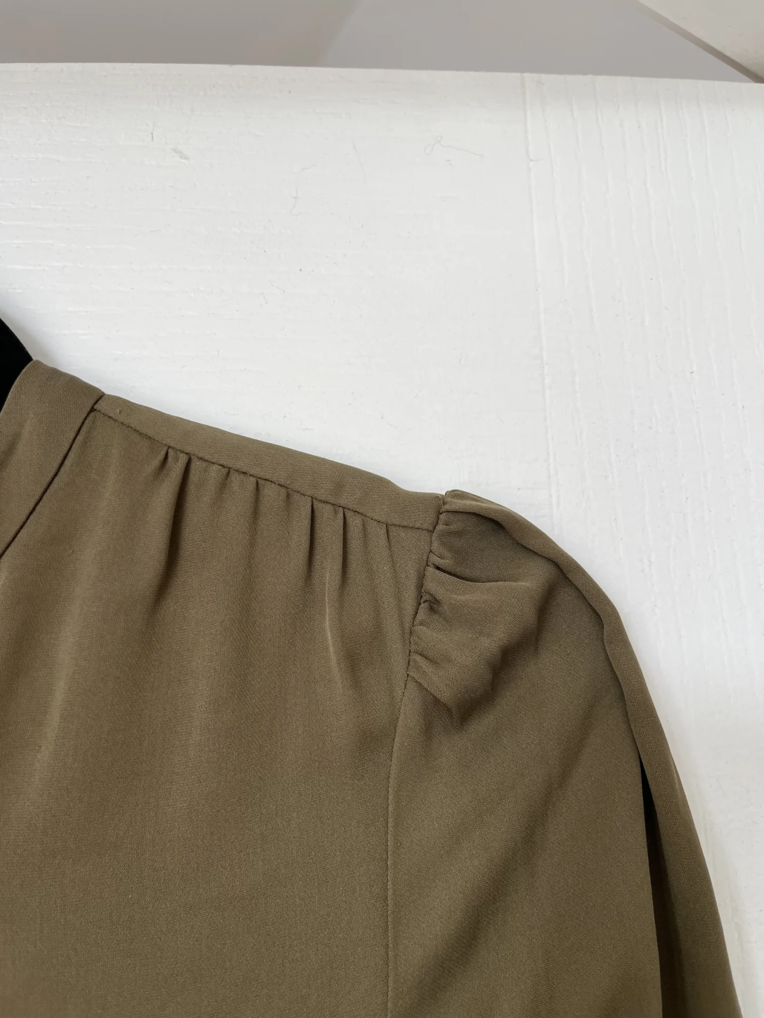 Image for Michael Kors khaki silk dress size S