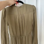 Thumbnail for Michael Kors khaki silk dress size S