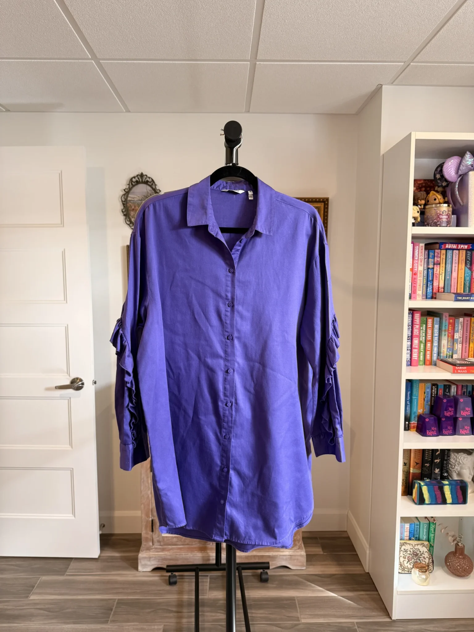 Featured image for Chemise tunique à froufrou