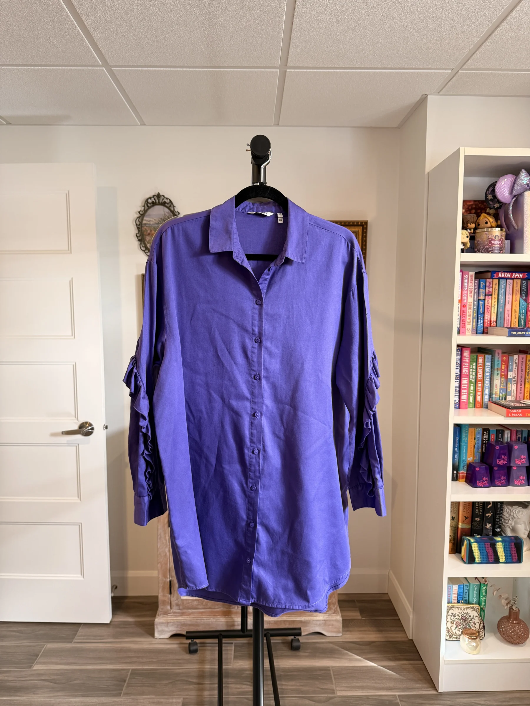 Chemise tunique à froufrou B.young seconde main