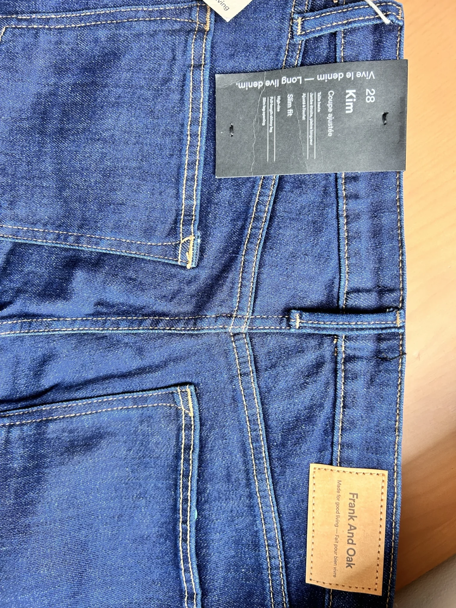 Image for Jeans KIM 28 - Frank and Oak Neuf