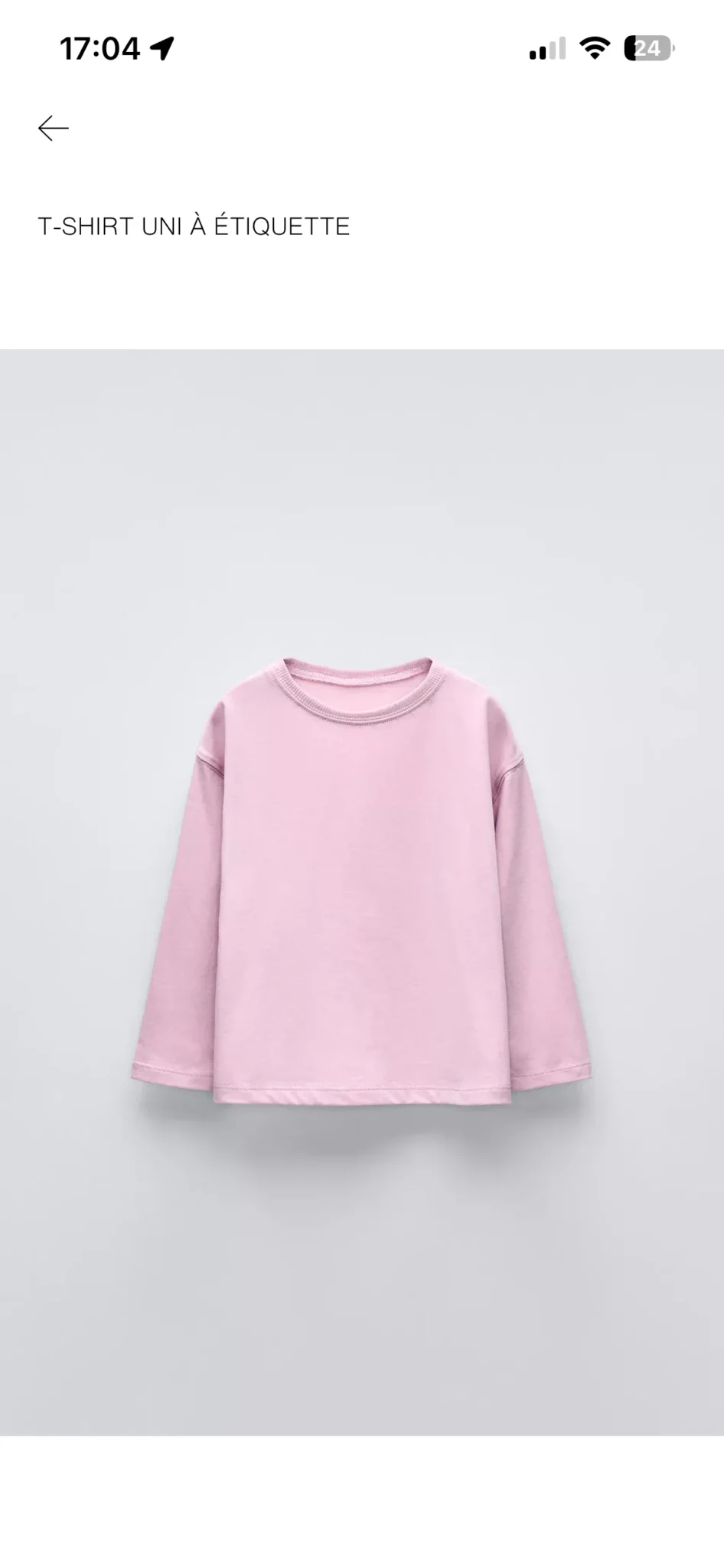 Image for Zara pink jumper, 6T