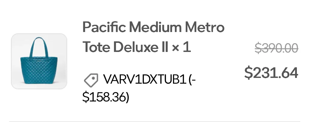 Image for MZ Wallace Medium Metro Tote