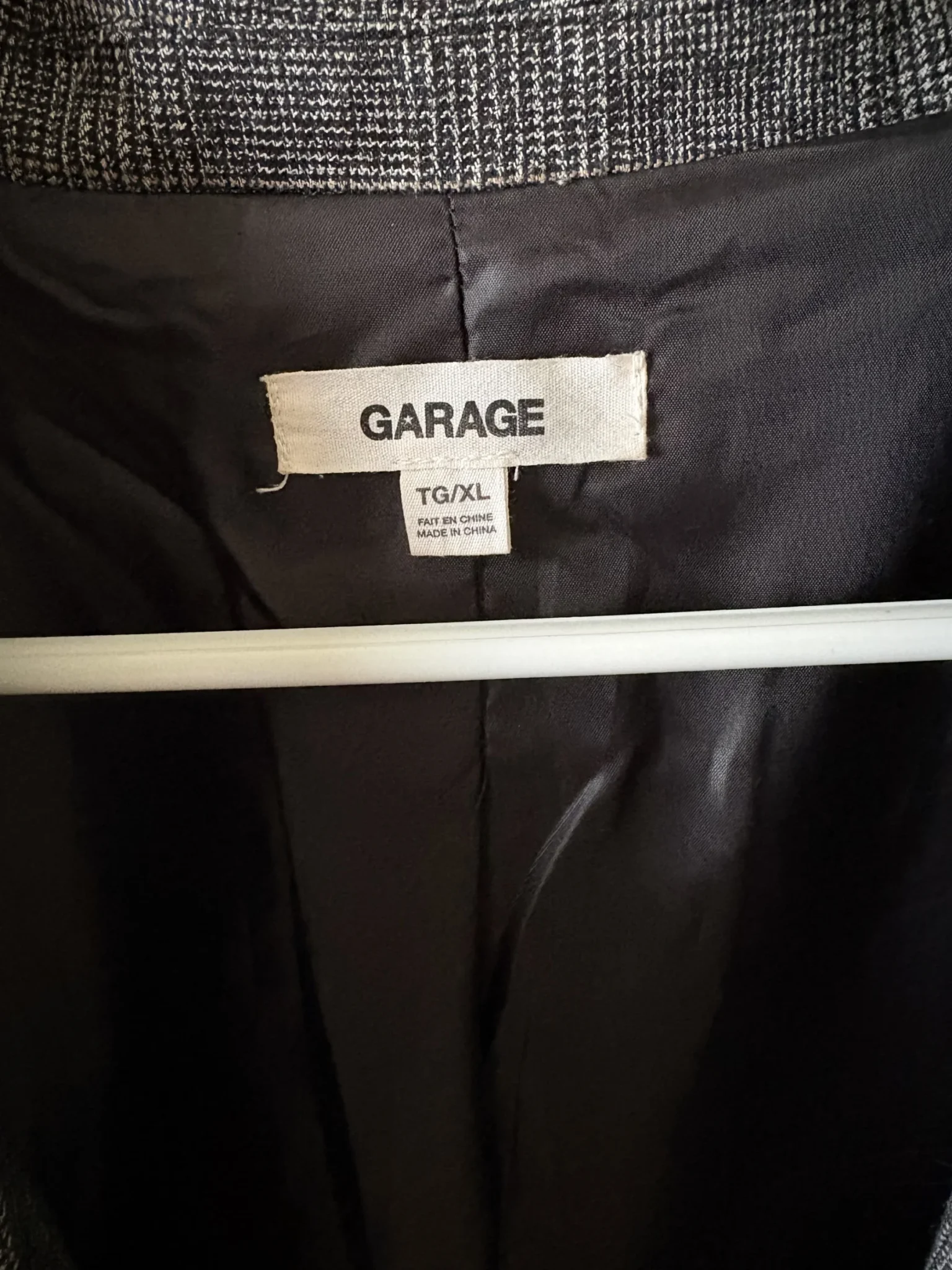 Image for Veston oversize gris