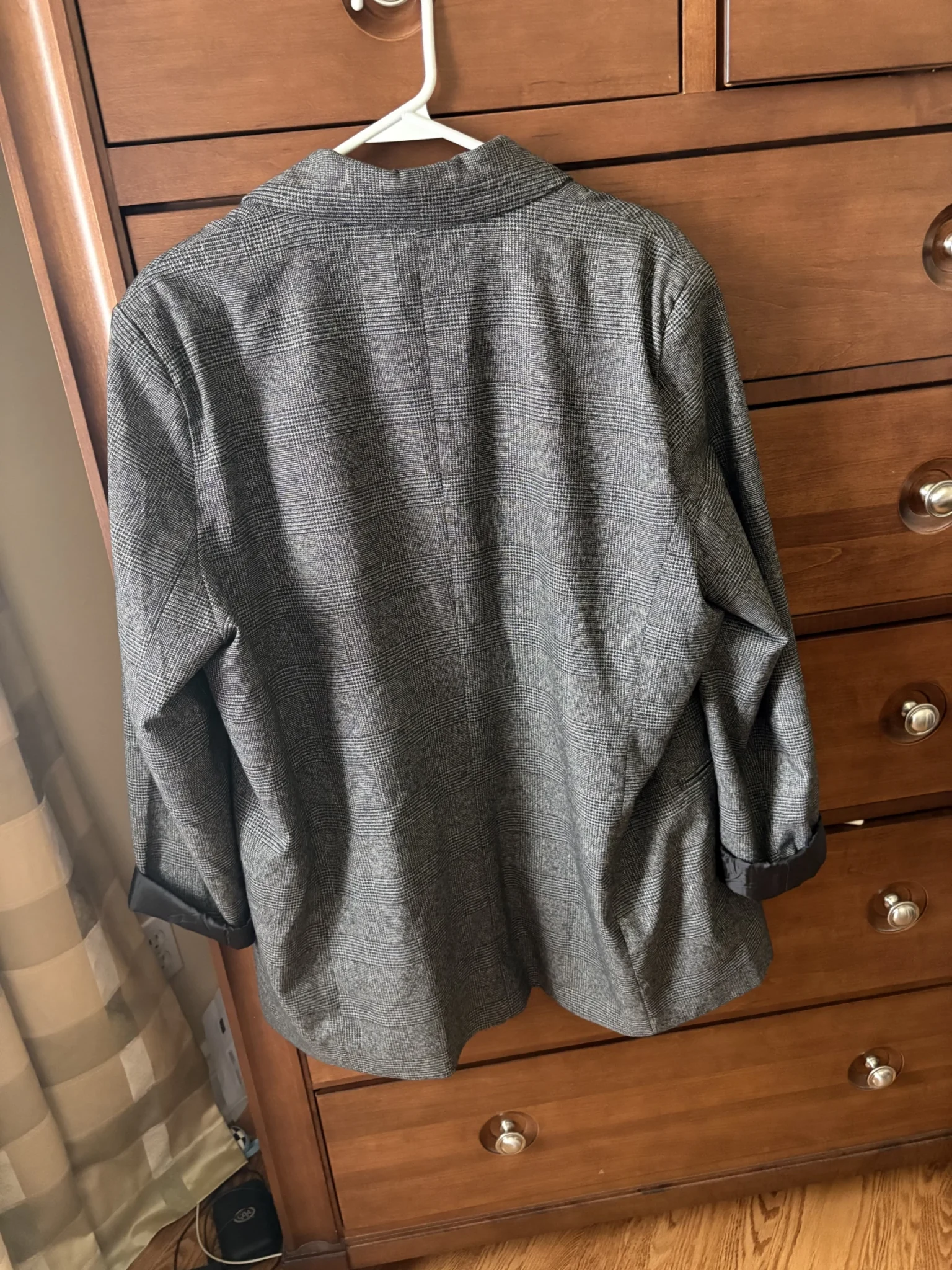 Image for Veston oversize gris