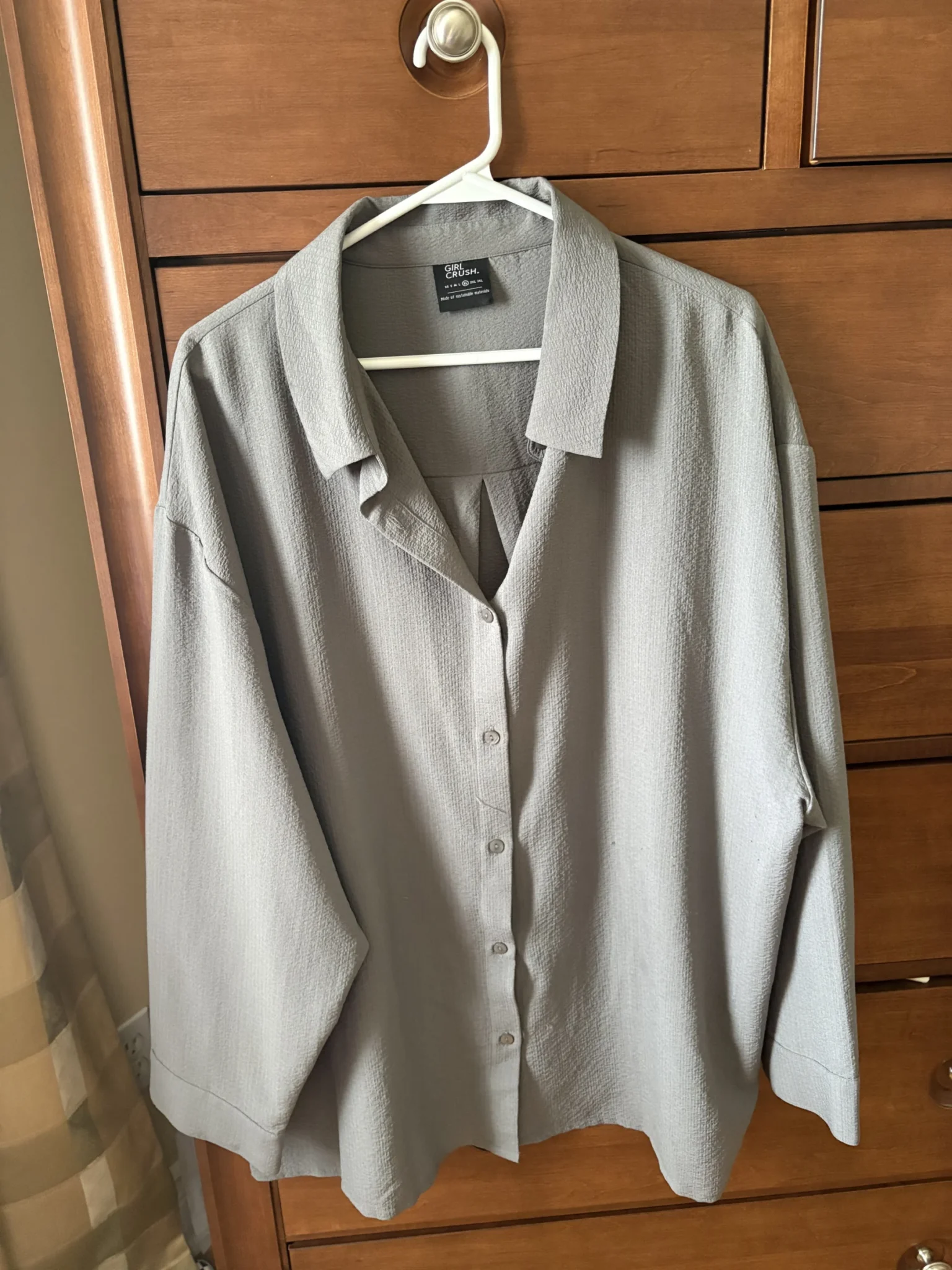 Featured image for Chemise grise Girl Crush