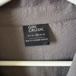 Thumbnail for Chemise grise Girl Crush