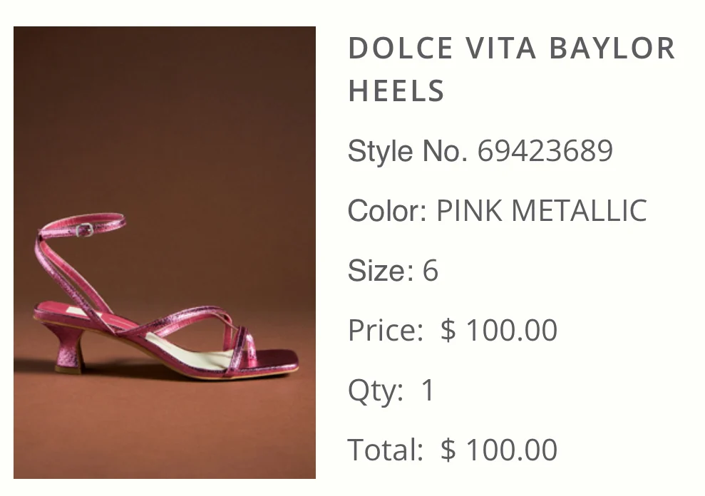 Image for Dolce Vita Baylor Heels 6