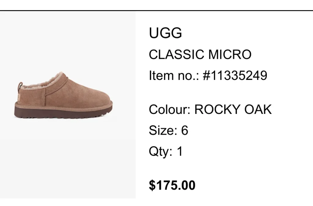 Image for Ugg Classic Micro 6