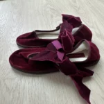 Featured thumbnail for Vibi Venezia Cotton Bow Ballerina Flats 37