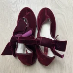 Thumbnail for Vibi Venezia Cotton Bow Ballerina Flats 37