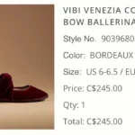 Thumbnail for Vibi Venezia Cotton Bow Ballerina Flats 37