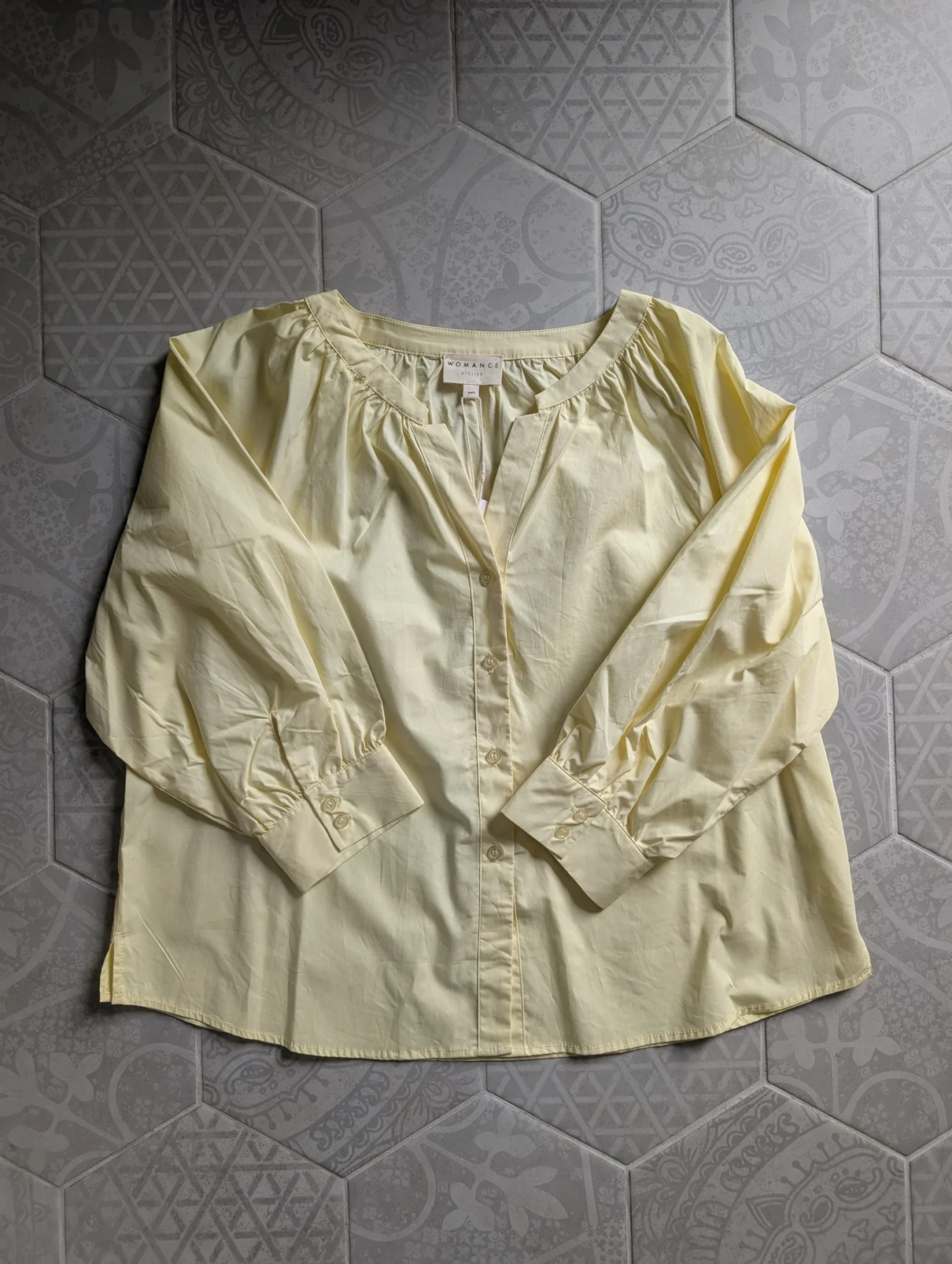 Featured image for Blouse jaune Womance