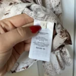 Thumbnail for Sandro brown and white lace and pattern blouse size 2