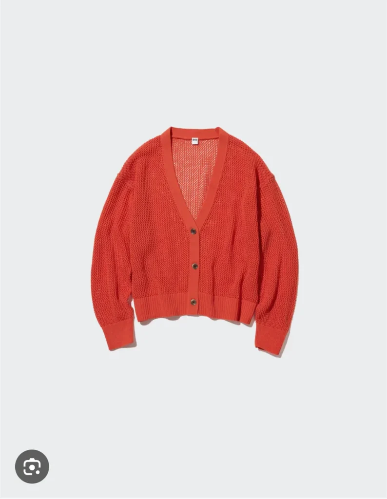 Featured image for Uniqlo/Cardigan en mesh Sz S
