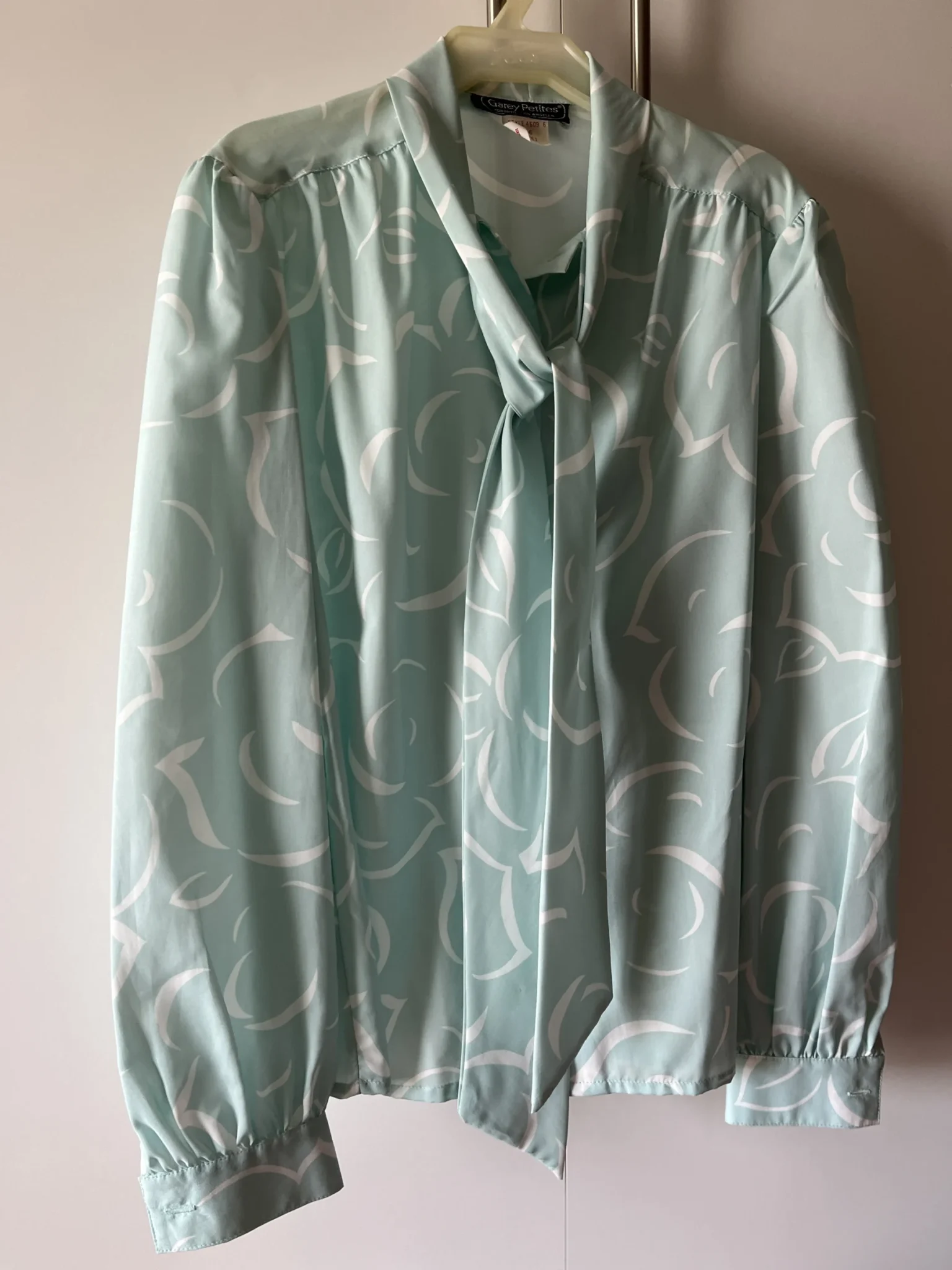 Featured image for Pale mint green blouse - Garey Petites