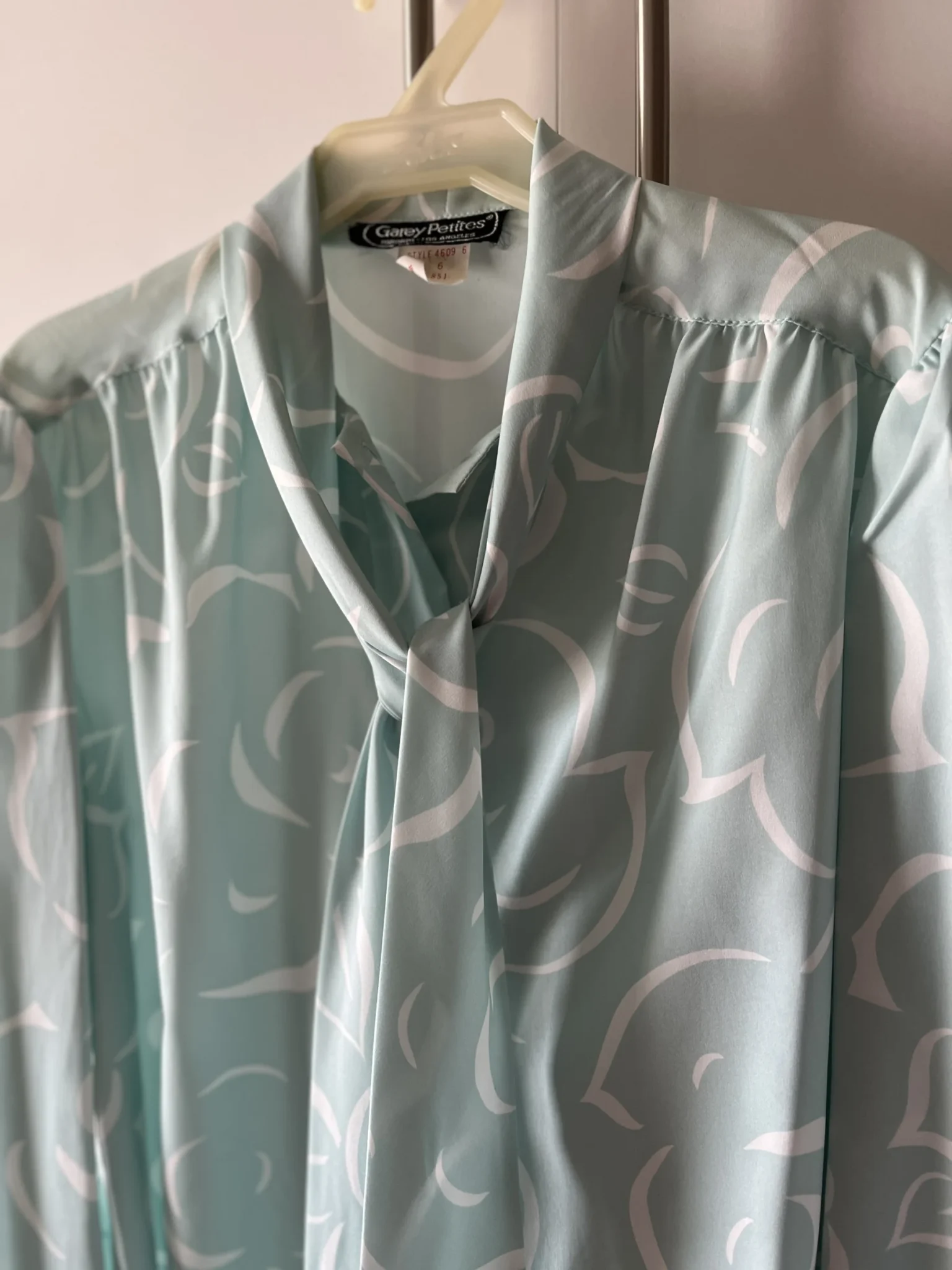 Image for Pale mint green blouse - Garey Petites