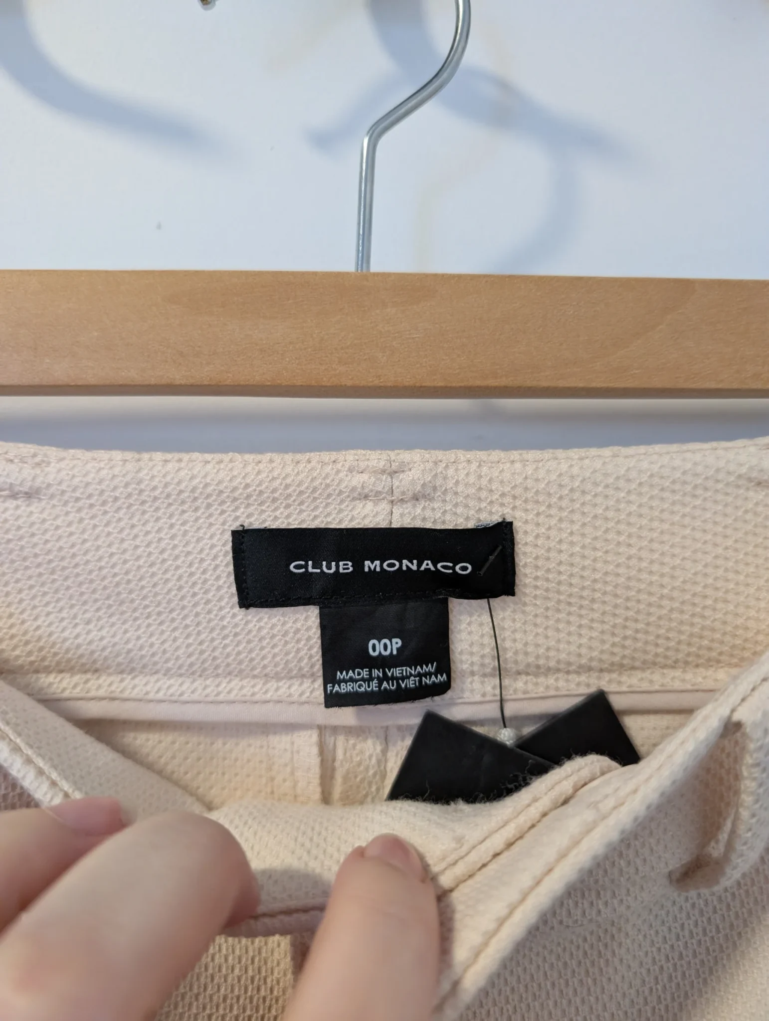 Image for Club Monaco/Pantalons Remi Ivoire NEUF Sz 00PP