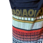 Thumbnail for Marie Claire – Robe / tunique sans manches à motif noir et orange – Taille M