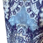 Thumbnail for Le Grenier – Tunique sans manches à superpositions en dentelle bleue et blanche – Taille L