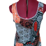 Thumbnail for Gitane (Canada) – Robe sans manches patchwork coloré – Taille L