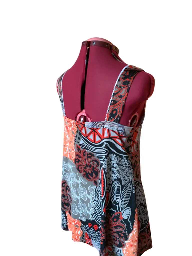 Image for Gitane (Canada) – Robe sans manches patchwork coloré – Taille L