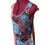 Thumbnail for Gitane (Canada) – Robe sans manches patchwork coloré – Taille L