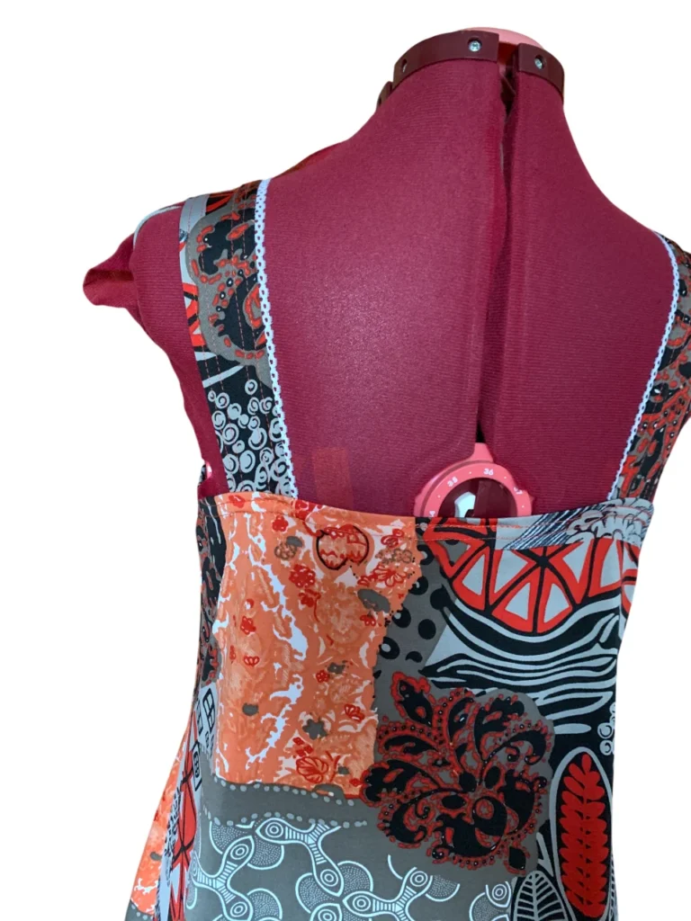 Image for Gitane (Canada) – Robe sans manches patchwork coloré – Taille L