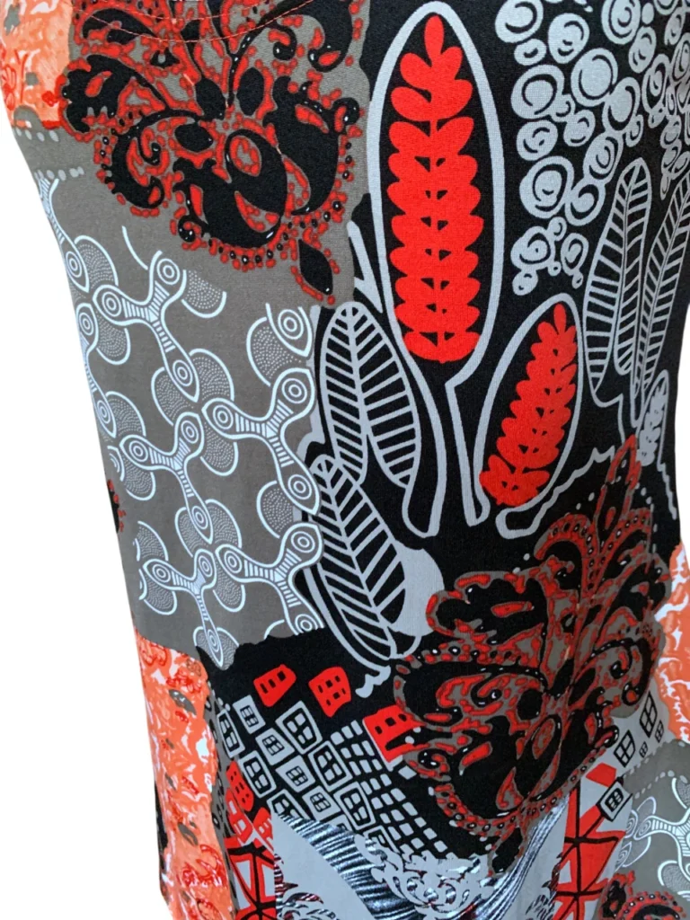 Image for Gitane (Canada) – Robe sans manches patchwork coloré – Taille L