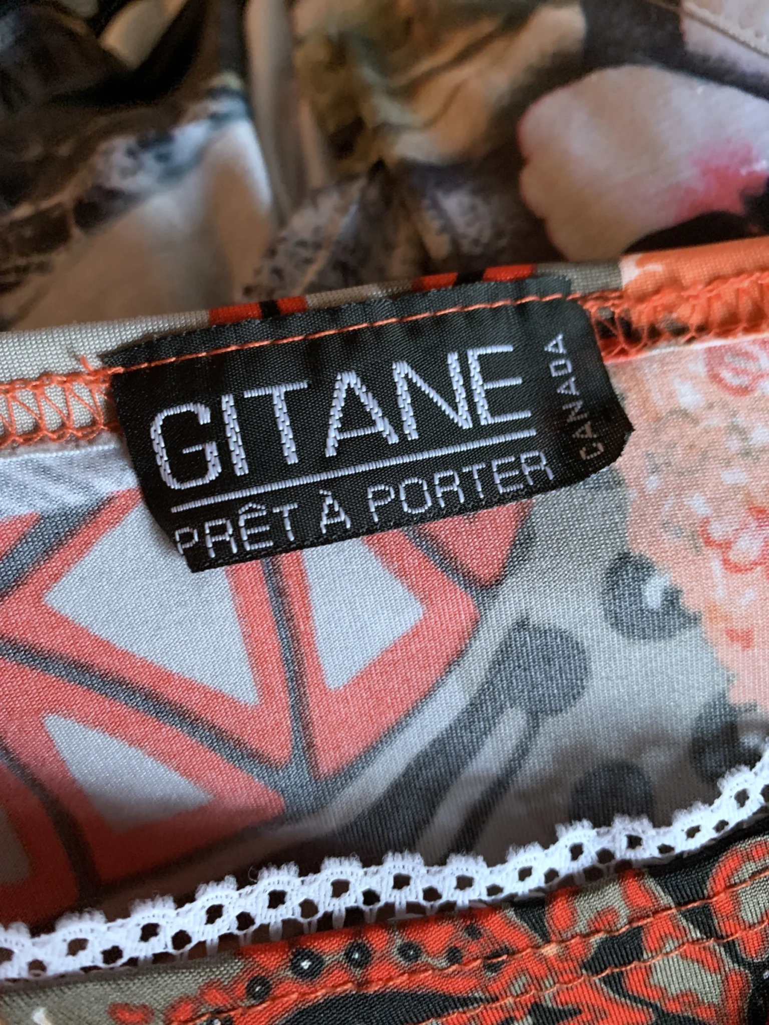 Image for Gitane (Canada) – Robe sans manches patchwork coloré – Taille L