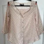 Featured thumbnail for Light pink patterned shirt Maison Scotch size 2