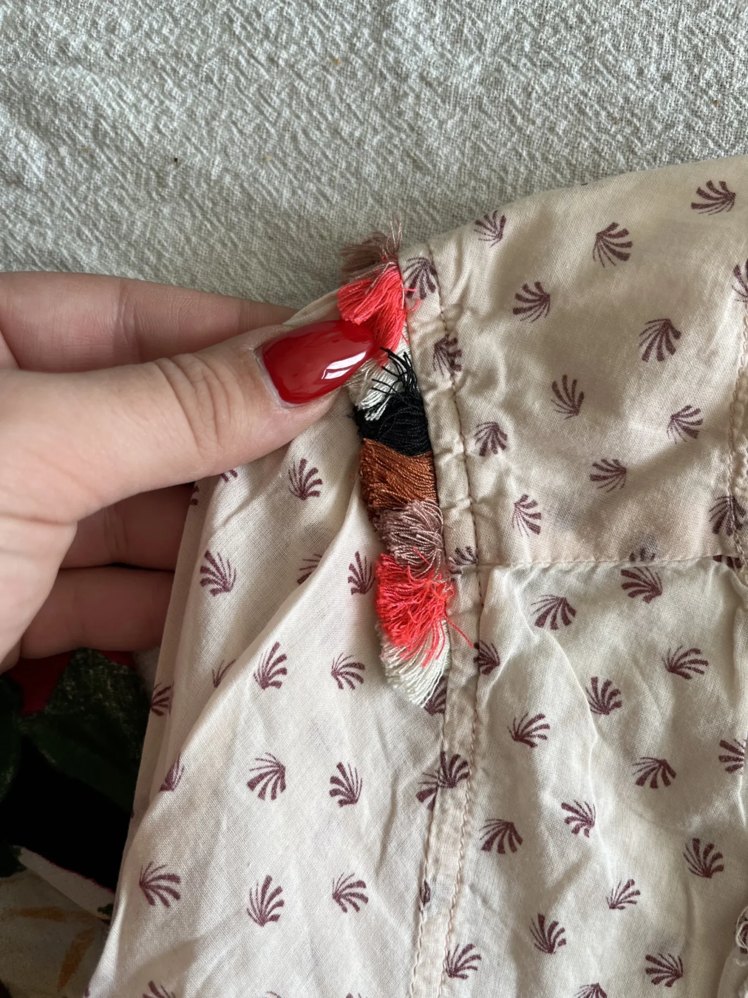 Image for Light pink patterned shirt Maison Scotch size 2