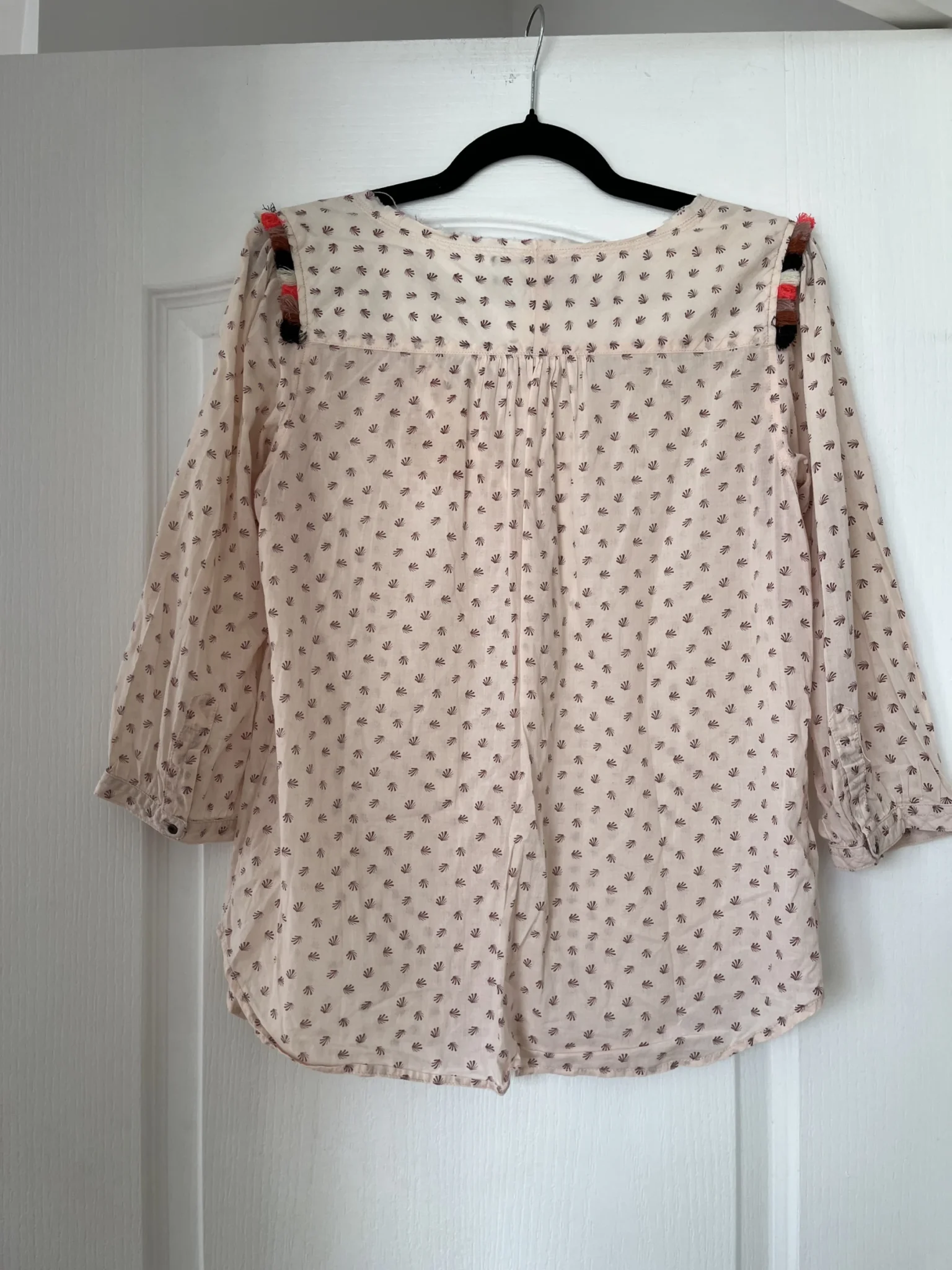 Image for Light pink patterned shirt Maison Scotch size 2