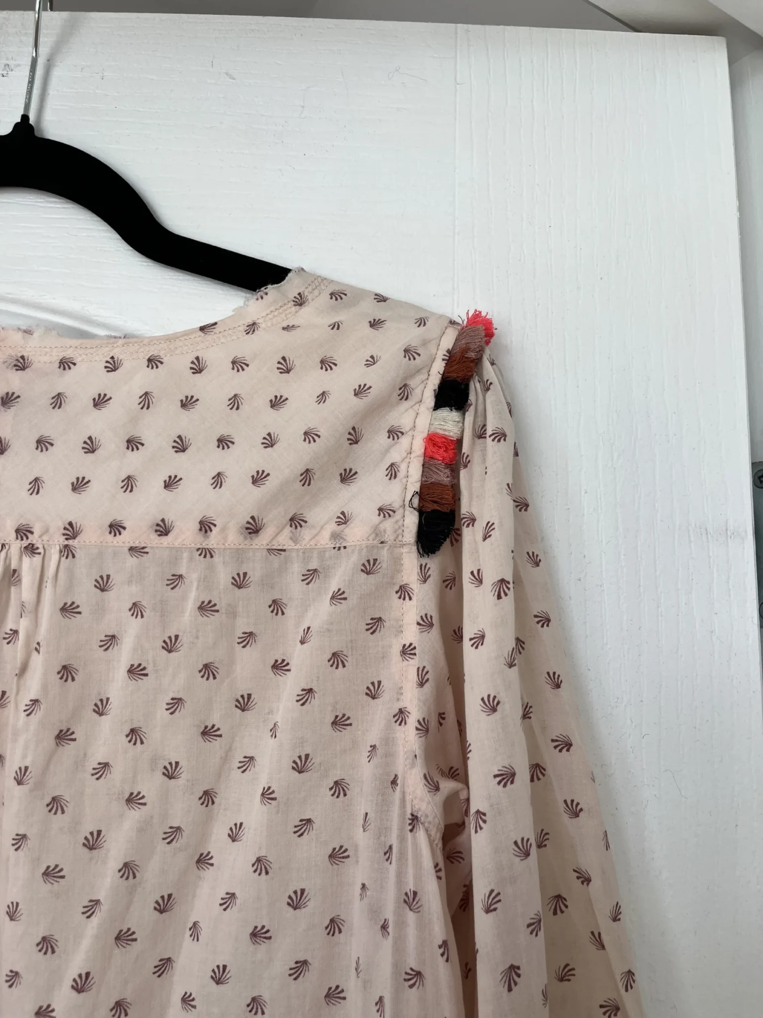 Image for Light pink patterned shirt Maison Scotch size 2