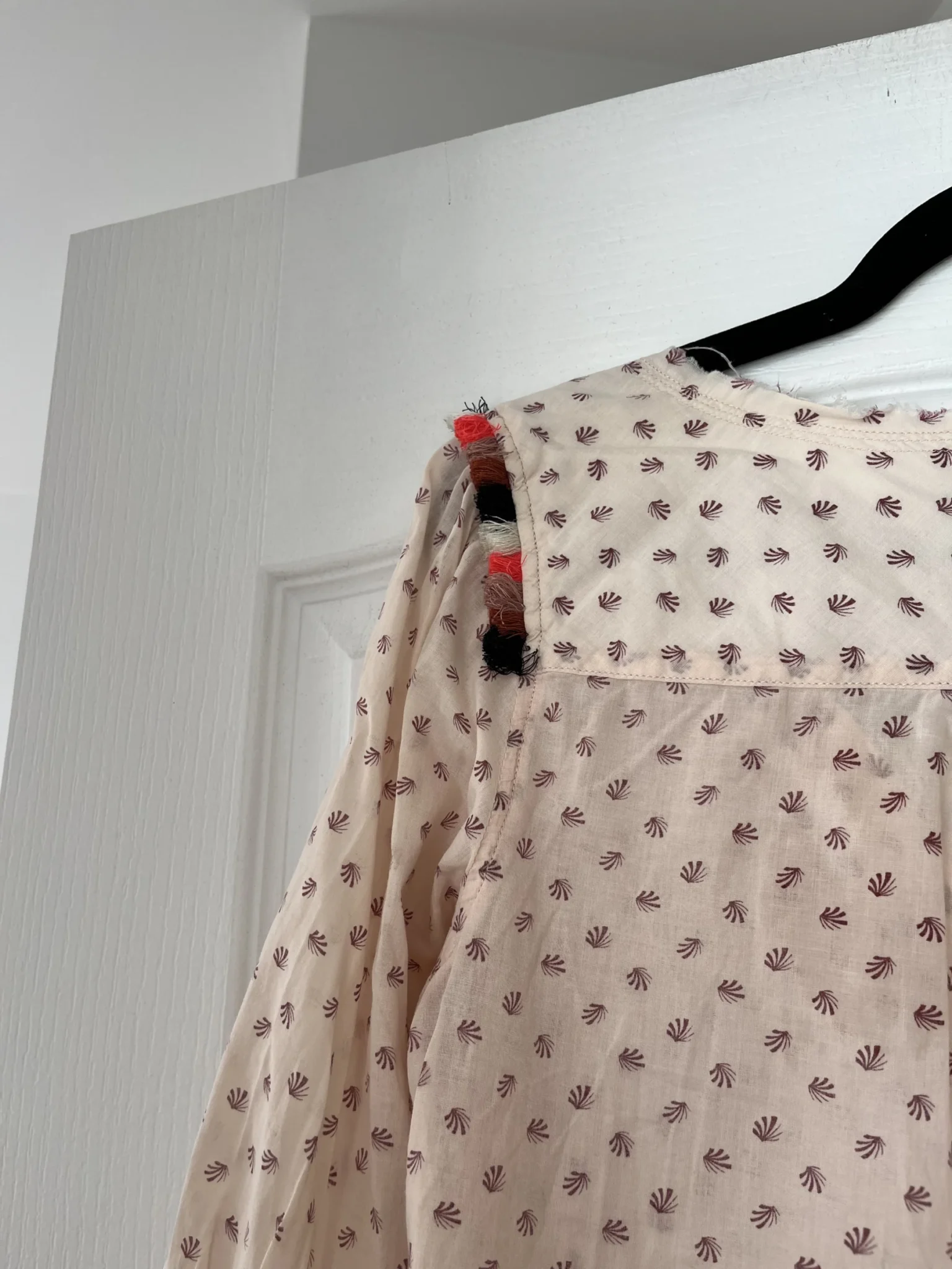 Image for Light pink patterned shirt Maison Scotch size 2