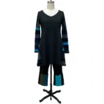 Featured thumbnail for Myco Anna – Ensemble tunique noire et capri assorti – Taille 3 (M/L)