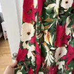 Thumbnail for Wilfred dress in silk, size S, floral motifs